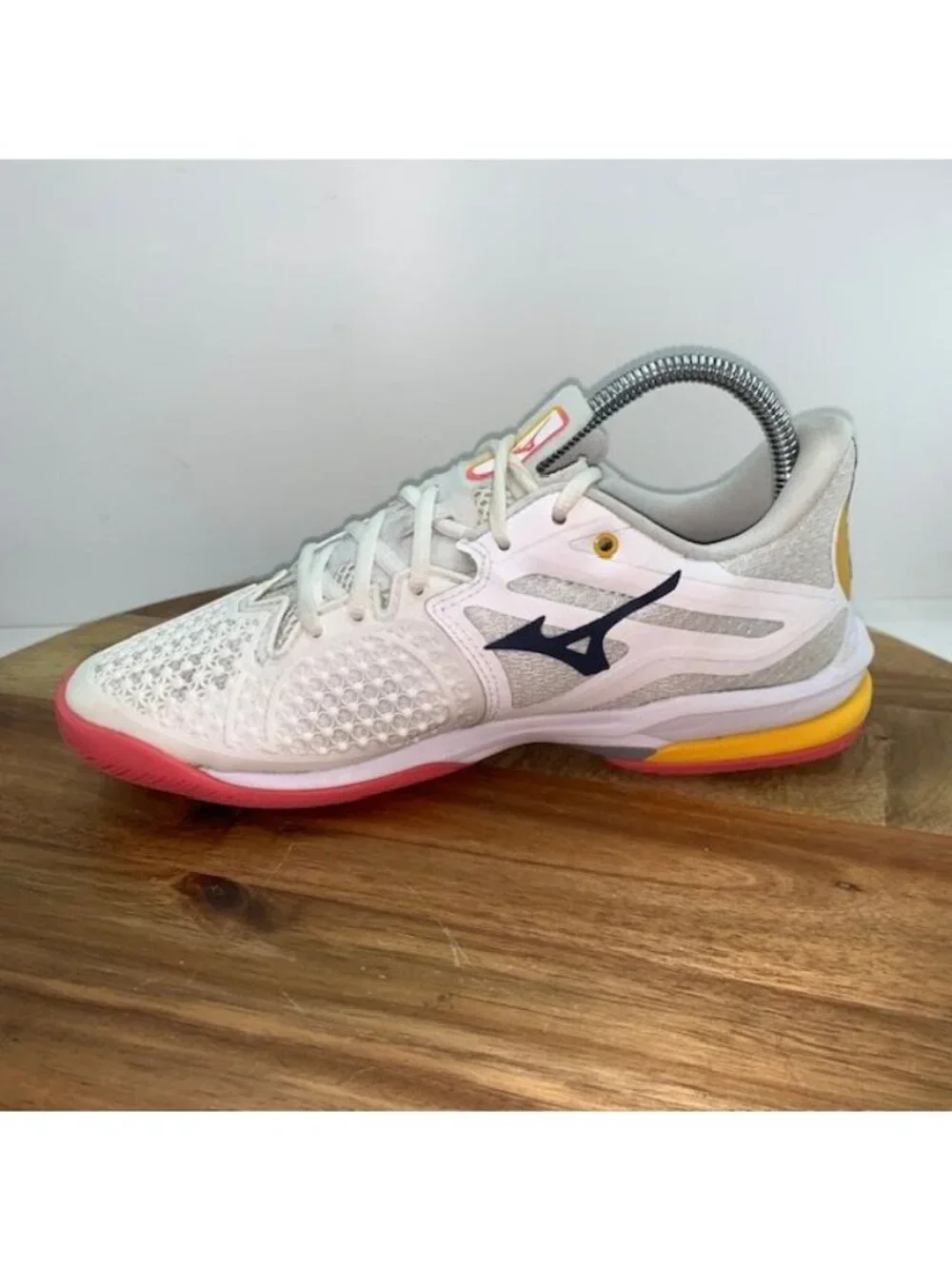 Mizuno Wave Exceed Tour-6 Sneaker Womens 7.5 White Pink Tennis Pickleball Shoe
